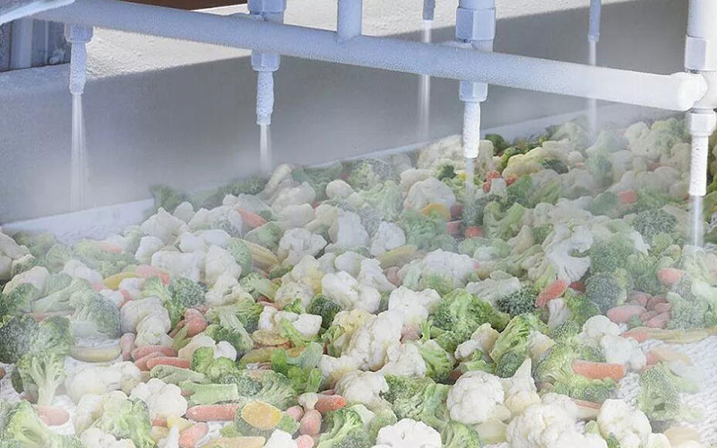 Vegetable Freezing Process