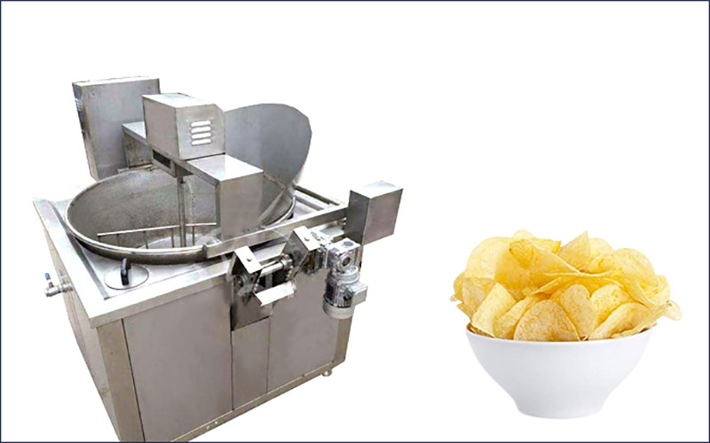 potato chips frying machine