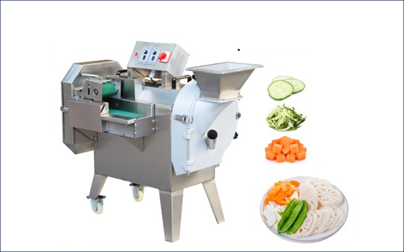 vegetable slicing and dicing machine for salad