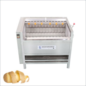 potato washing and peeling machine